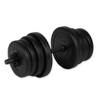 VirtuFit Verstelbare Dumbbellset - 2 in 1 Set - 30 kg - Vinyl - Detail