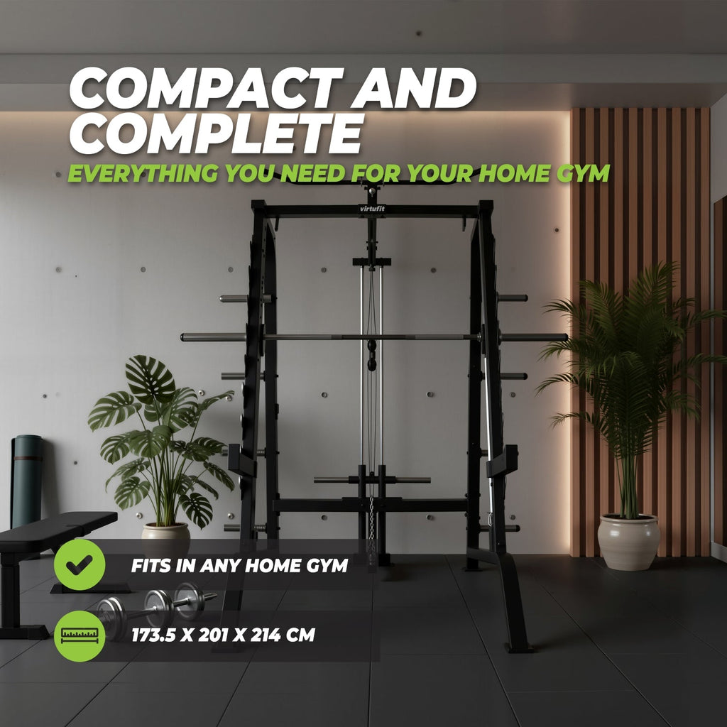 VirtuFit SM100 Smith Machine - Inclusief Pulley Station - Krachtstation - Detail