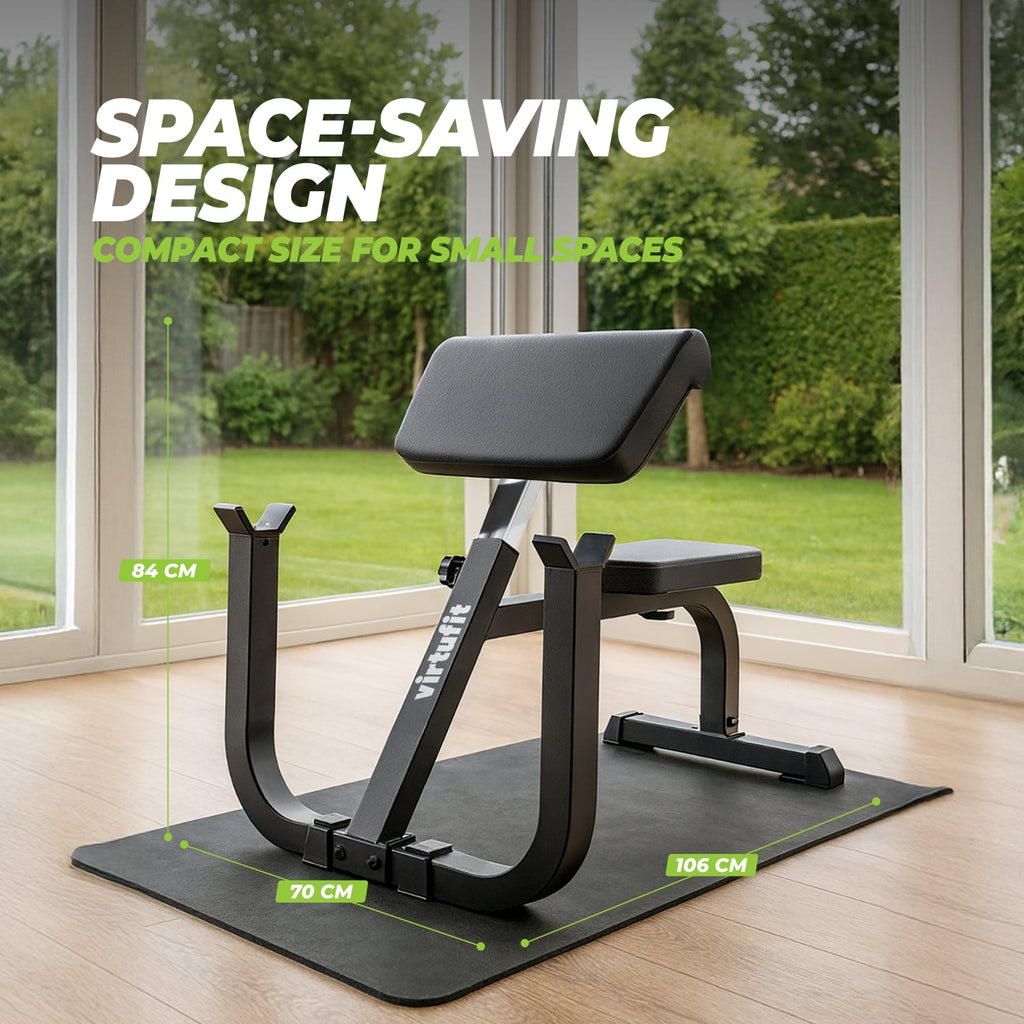 VirtuFit Preacher Curl Station - Halterbank - Detail
