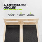 VirtuFit Slant Board - 4 standen - Hout - Detail