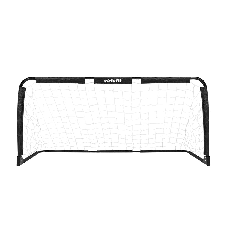 VirtuFit Inklapbaar Voetbaldoel - Panna goal - 150 x 60 cm (set van 2) - zwart - Detail