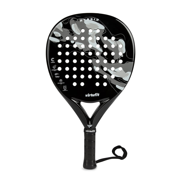 VirtuFit Hybrid Padel Set - Zwart - Grijs - Detail