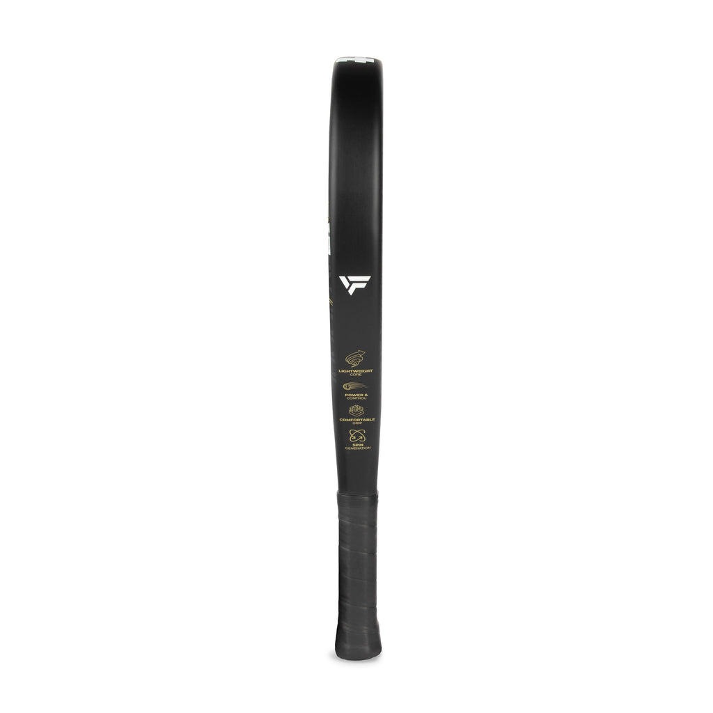 VirtuFit Precision Pro Padel Racket - Zwart - Goud - Detail