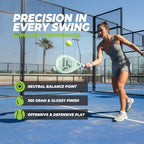 VirtuFit Hybrid Padel Set - Mint Green - Detail