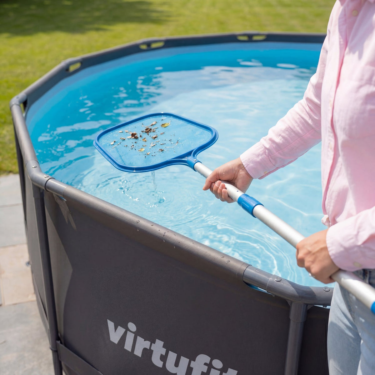 Virtufit Zwembad Oppervlakte Schepnet - Detail