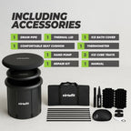 VirtuFit IJsbad XXL - 375 Liter - Antraciet - Inclusief accessoires - Detail