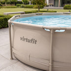 VirtuFit Rond Zwembad - Ø305 x 76 cm - Beige - Inclusief Filterpomp - Detail