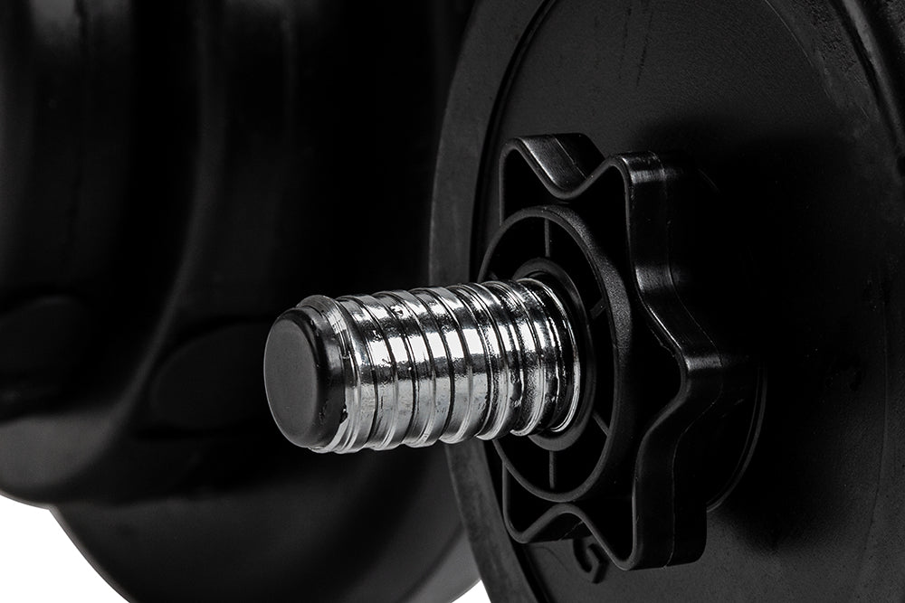 VirtuFit Verstelbare Dumbbellset - Vinyl - 2 x 14 kg (28 kg) - Tweedekans - Detail