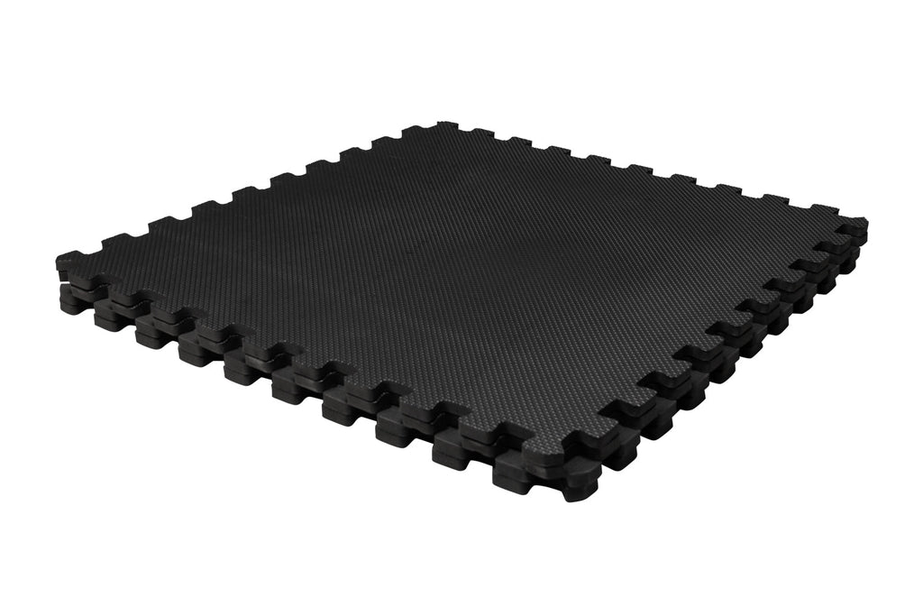 VirtuFit Fitness Puzzelmat – 4-delige Vloermat – 120×120 cm – Zwart - Detail