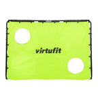 VirtuFit Fußballtor mit Torwand - Fußballtor - 215 x 150 cm - Zweite Chance
