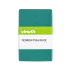 VirtuFit Premium Yoga Blok - EVA Foam - Ocean Green - Detail