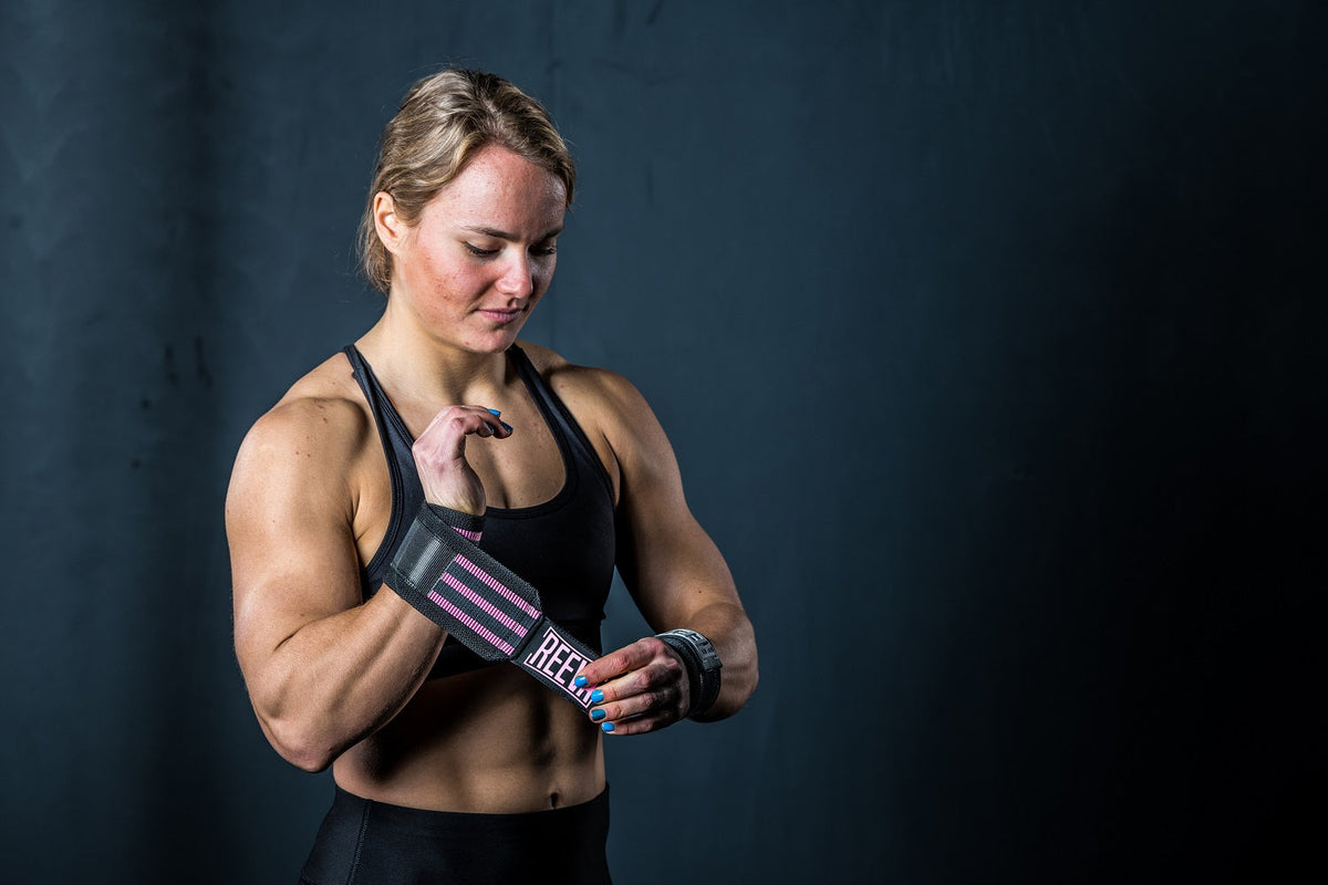 Reeva Wrist Wraps - Roze - Detail