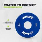 VirtuFit Olympische Fractional Plate - Hantelscheibe - Bumper Plate - 2 kg