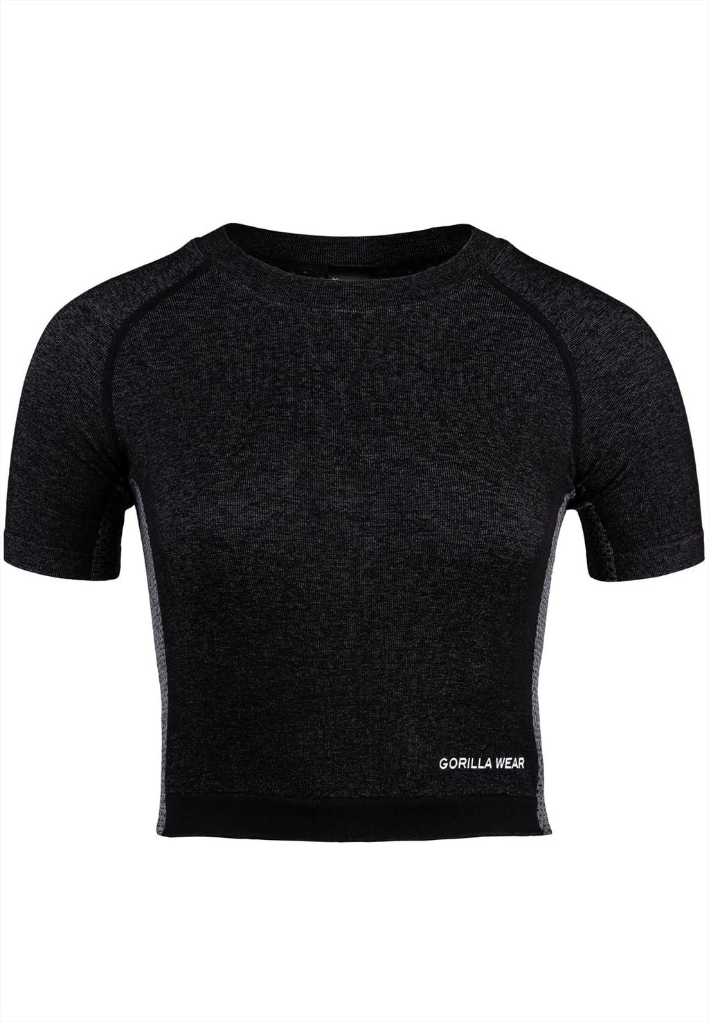 Gorilla Wear Selah Seamless Crop Top - Zwart - Afbeelding 6