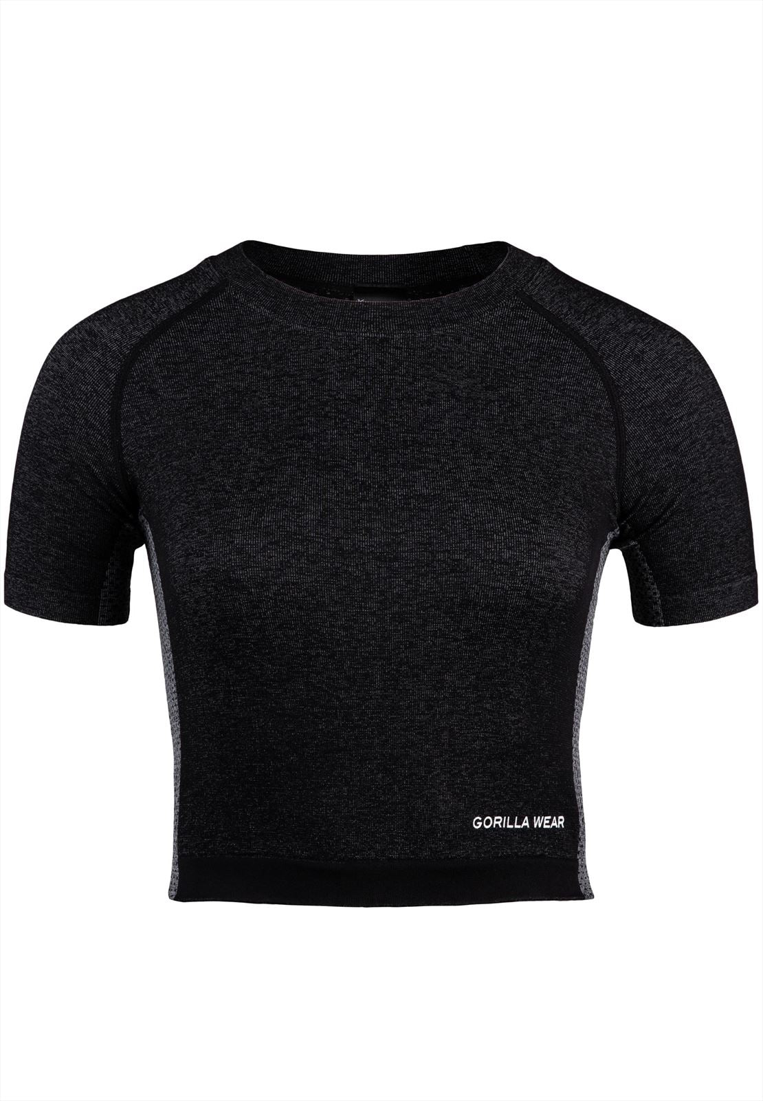 Gorilla Wear Selah Seamless Crop Top - Zwart - Afbeelding 6