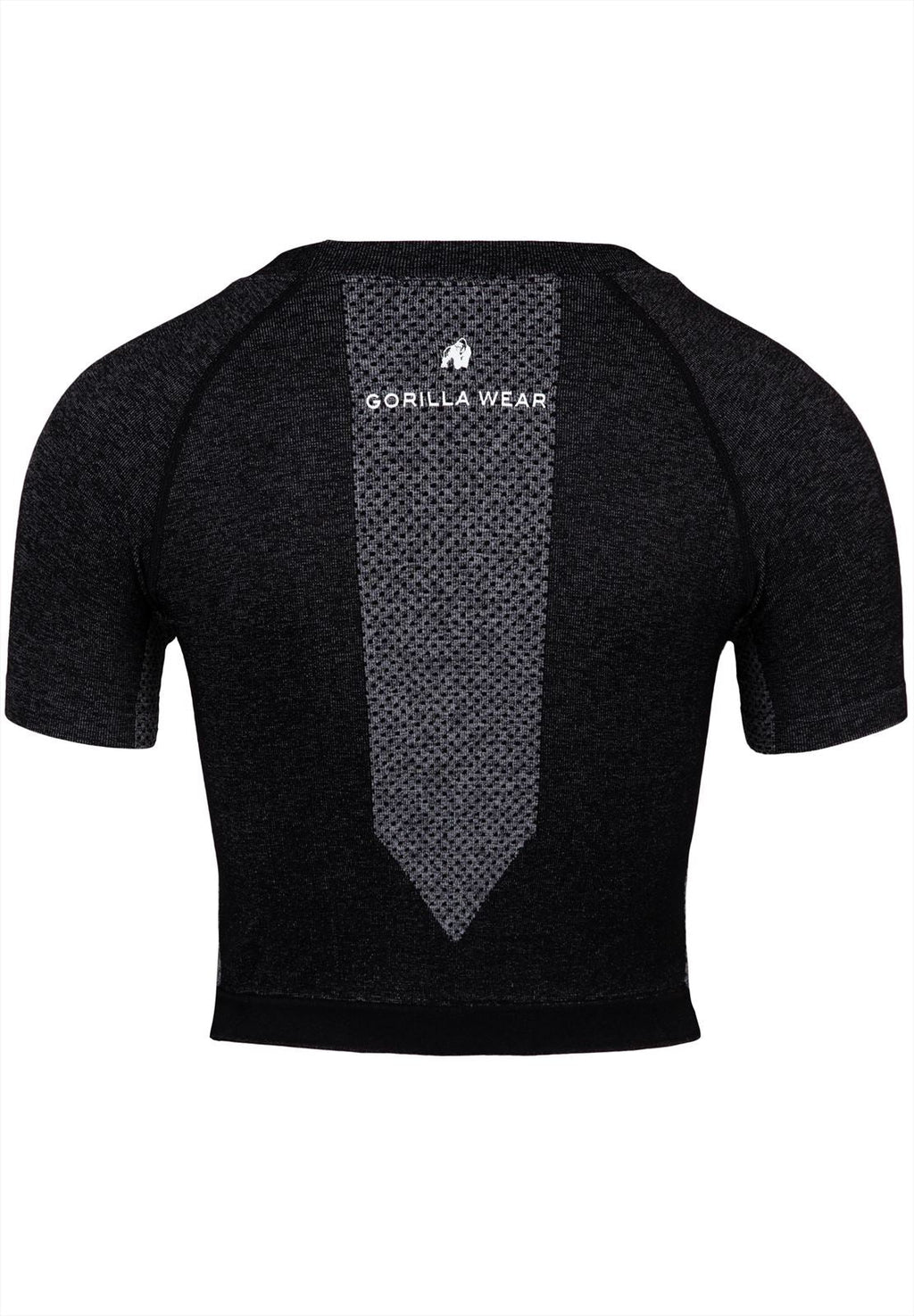 Gorilla Wear Selah Seamless Crop Top - Zwart - Afbeelding 7