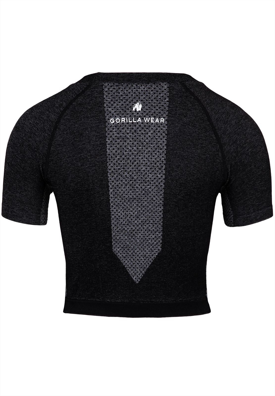 Gorilla Wear Selah Seamless Crop Top - Zwart - Afbeelding 7