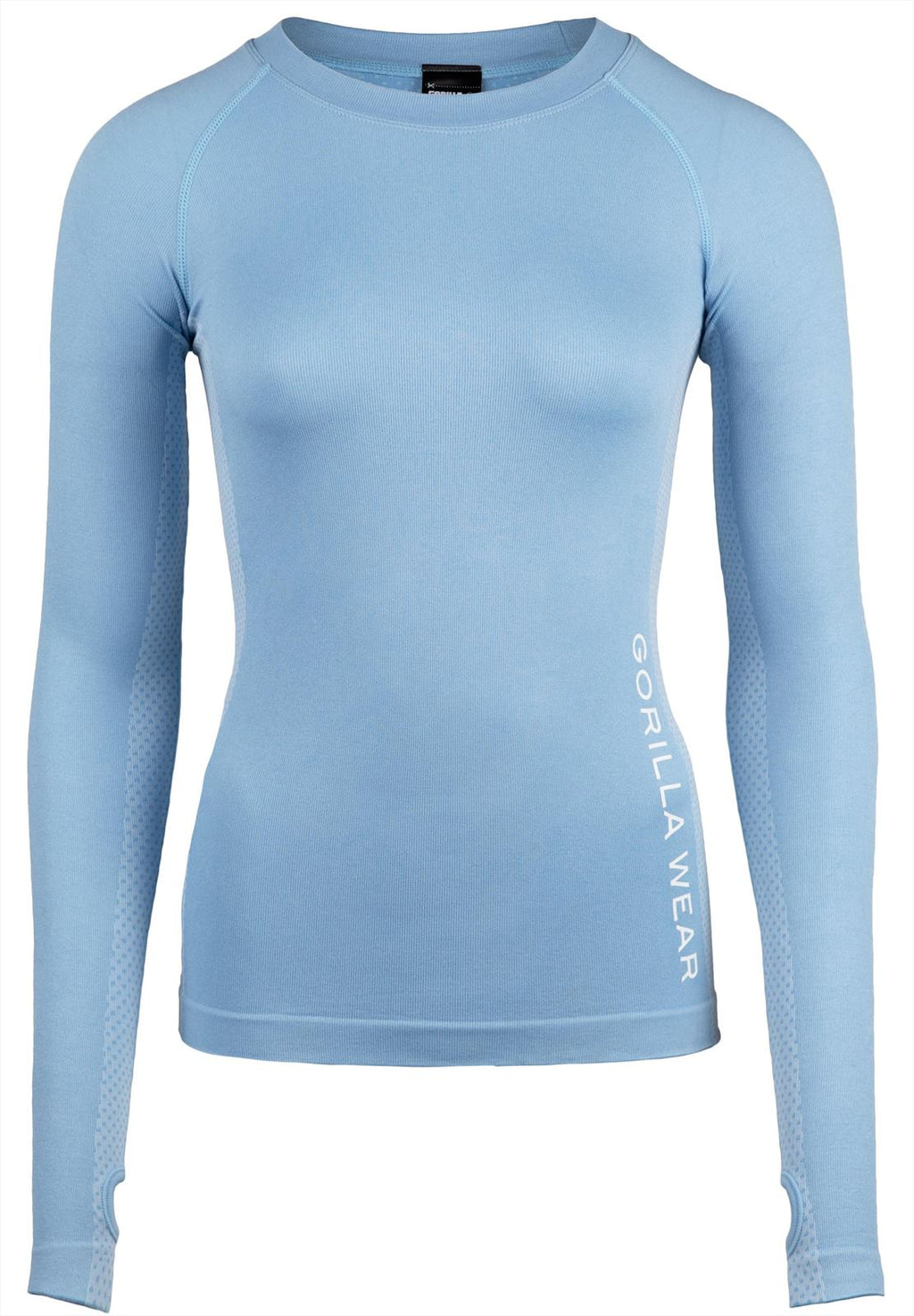 Gorilla Wear Selah Seamless Longsleeve - Lichtblauw - Afbeelding 6
