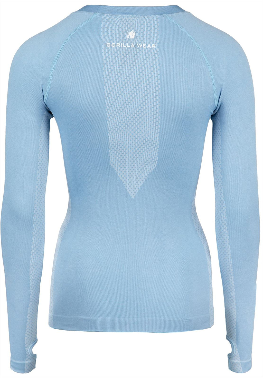 Gorilla Wear Selah Seamless Longsleeve - Lichtblauw - Afbeelding 7