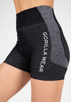 Gorilla Wear Selah Seamless Shorts - Zwart - In gebruik