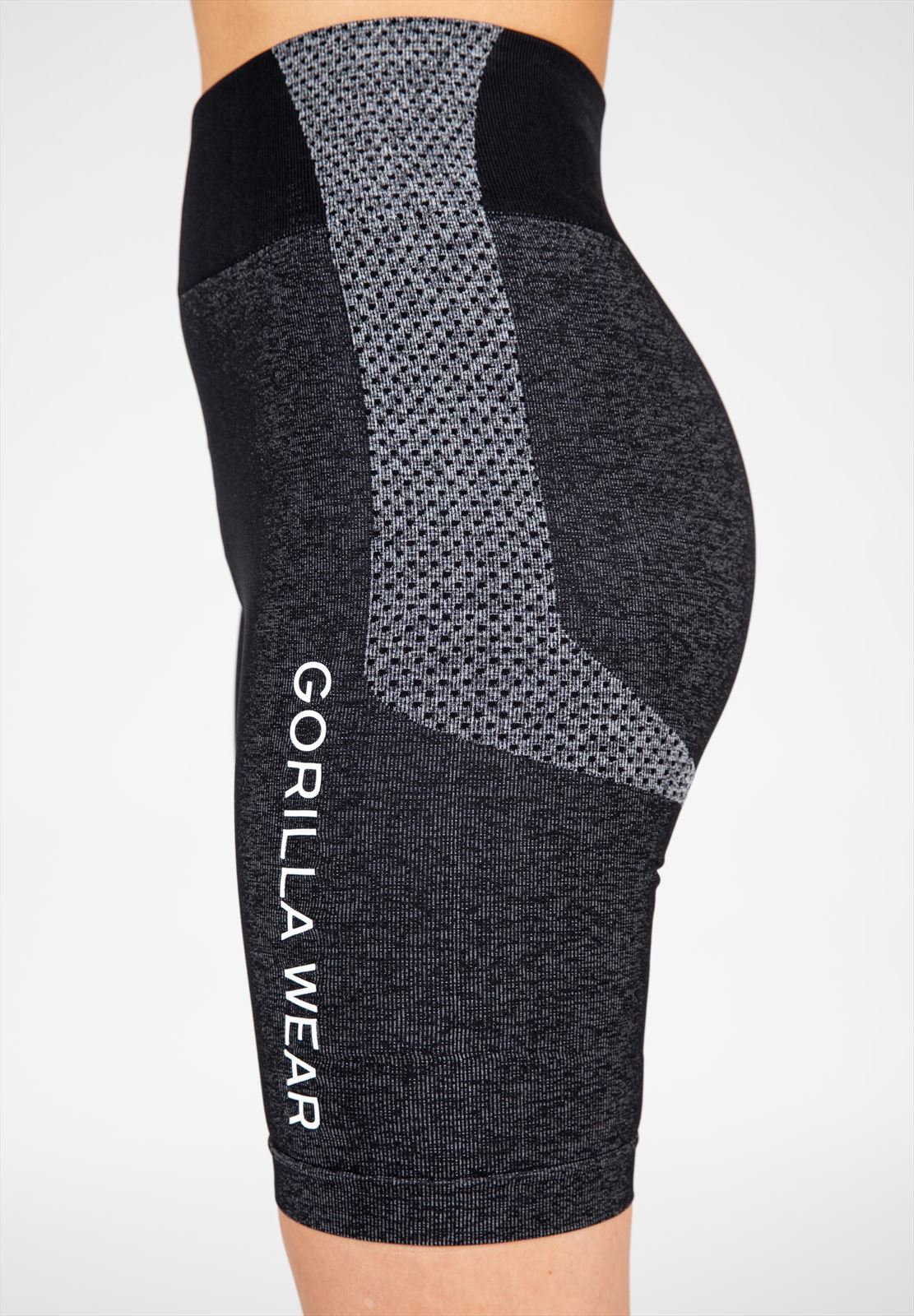Gorilla Wear Selah Seamless Cycling Shorts - Zwart - Afbeelding 9