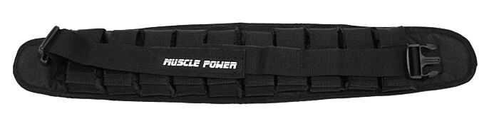 Muscle Power Gewichtsgordel 3 kg - Zwart - In gebruik