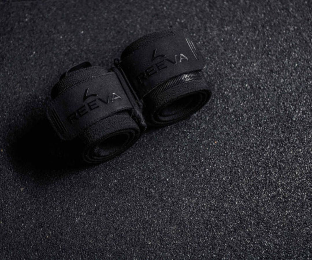 Reeva Powerlifting Wrist Wraps - 60 cm - Zwart - Afbeelding 6
