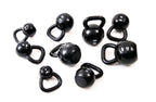 Muscle Power Gietijzeren Kettlebell - Zwart - 8 kg - In gebruik