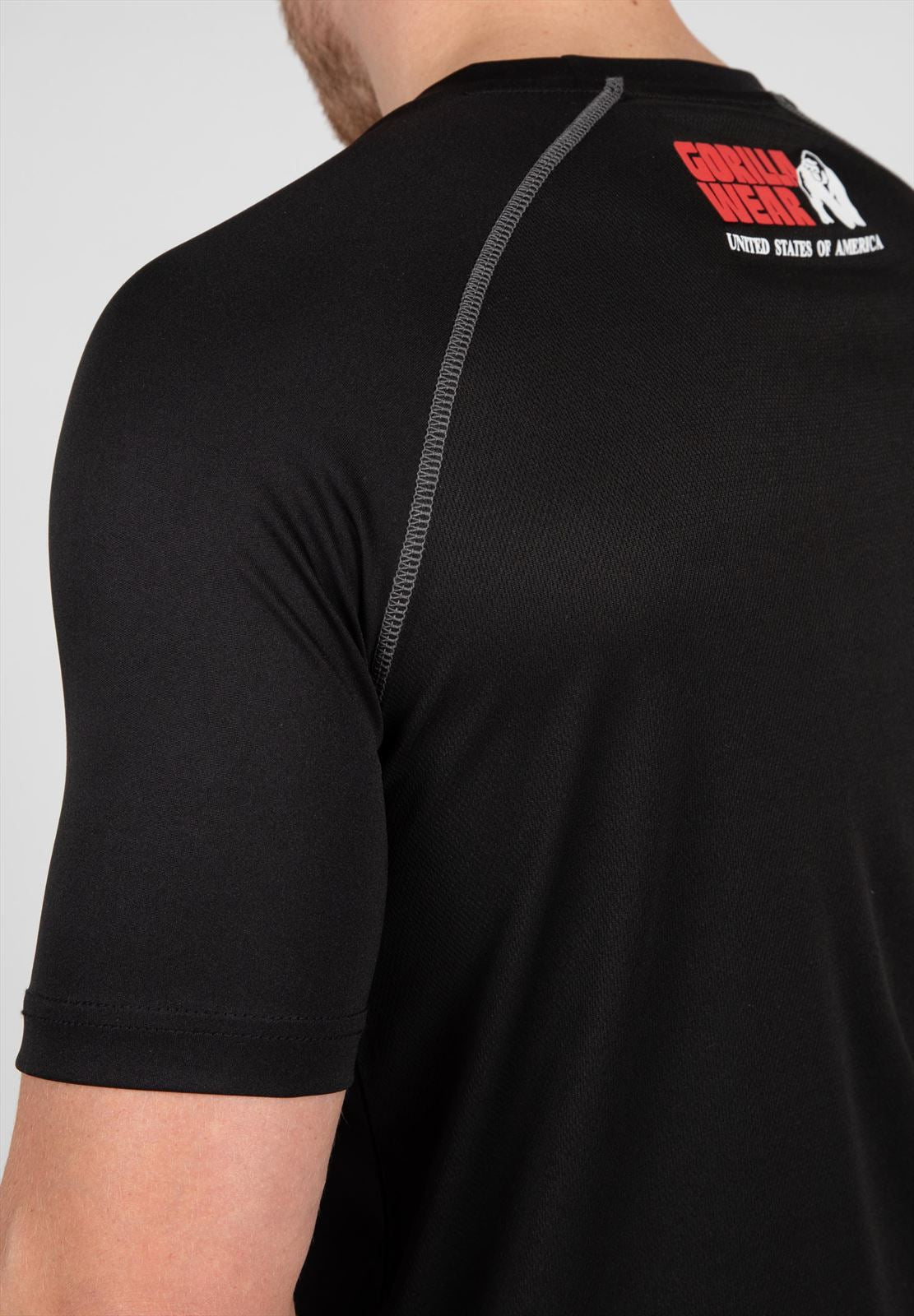 Gorilla Wear Performance T-Shirt - Zwart - Afbeelding 7
