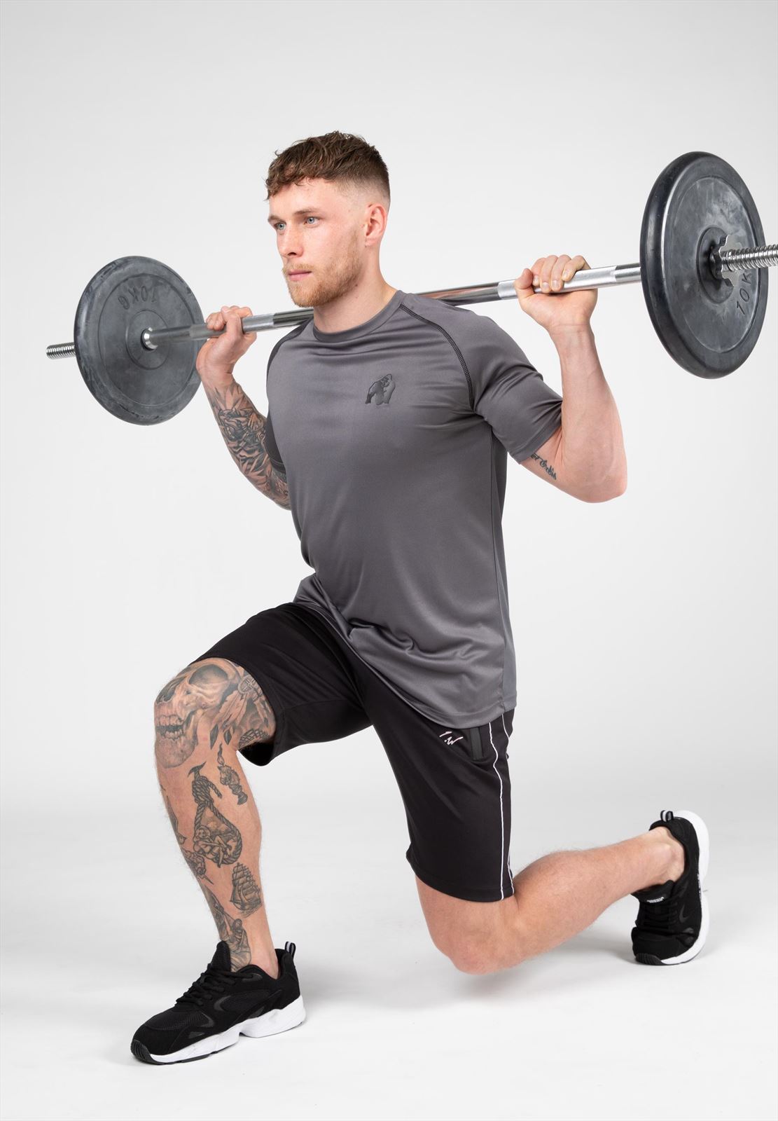 Gorilla Wear Performance T-Shirt - Grijs - Afbeelding 5