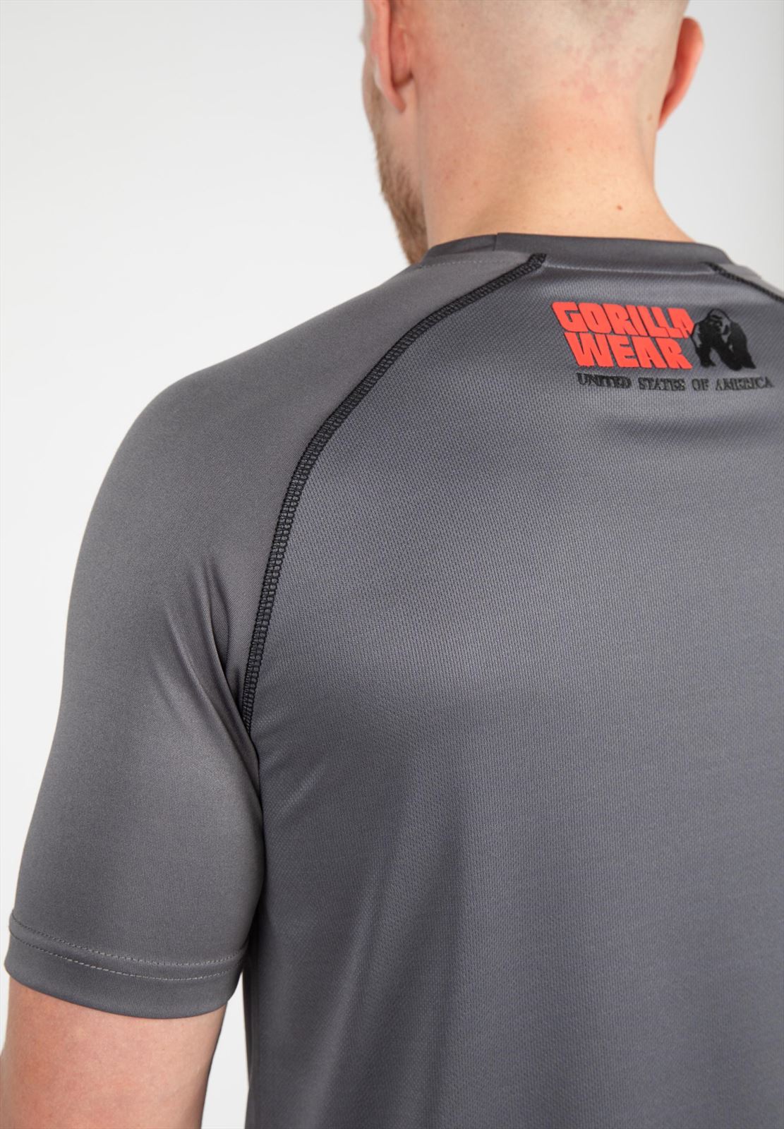 Gorilla Wear Performance T-Shirt - Grijs - Afbeelding 7