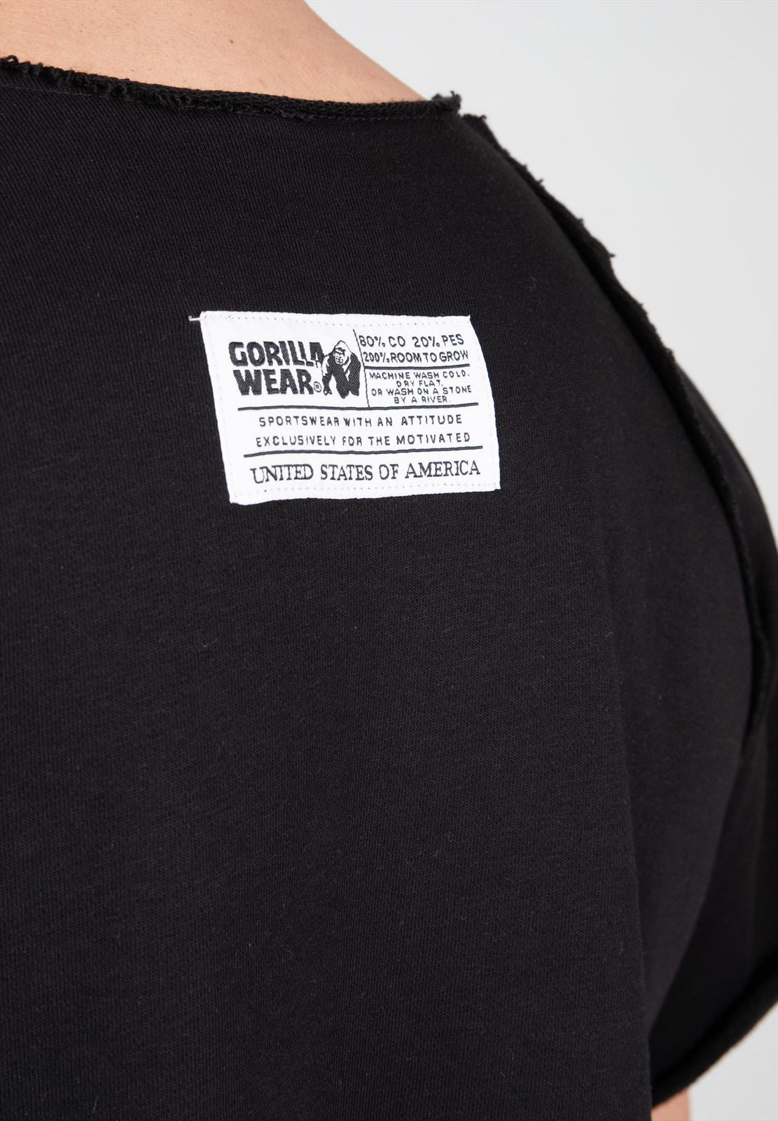 Gorilla Wear Classic Work Out Top - Zwart - Afbeelding 6