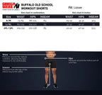 Gorilla Wear Buffalo Old School Workout Shorts - Zwart/Rood - Afbeelding 13