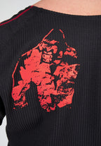 Gorilla Wear Buffalo Old School Workout T-Shirt - Zwart/Rood - Afbeelding 5