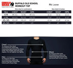 Gorilla Wear Buffalo Old School Workout T-Shirt - Zwart/Rood - Afbeelding 9
