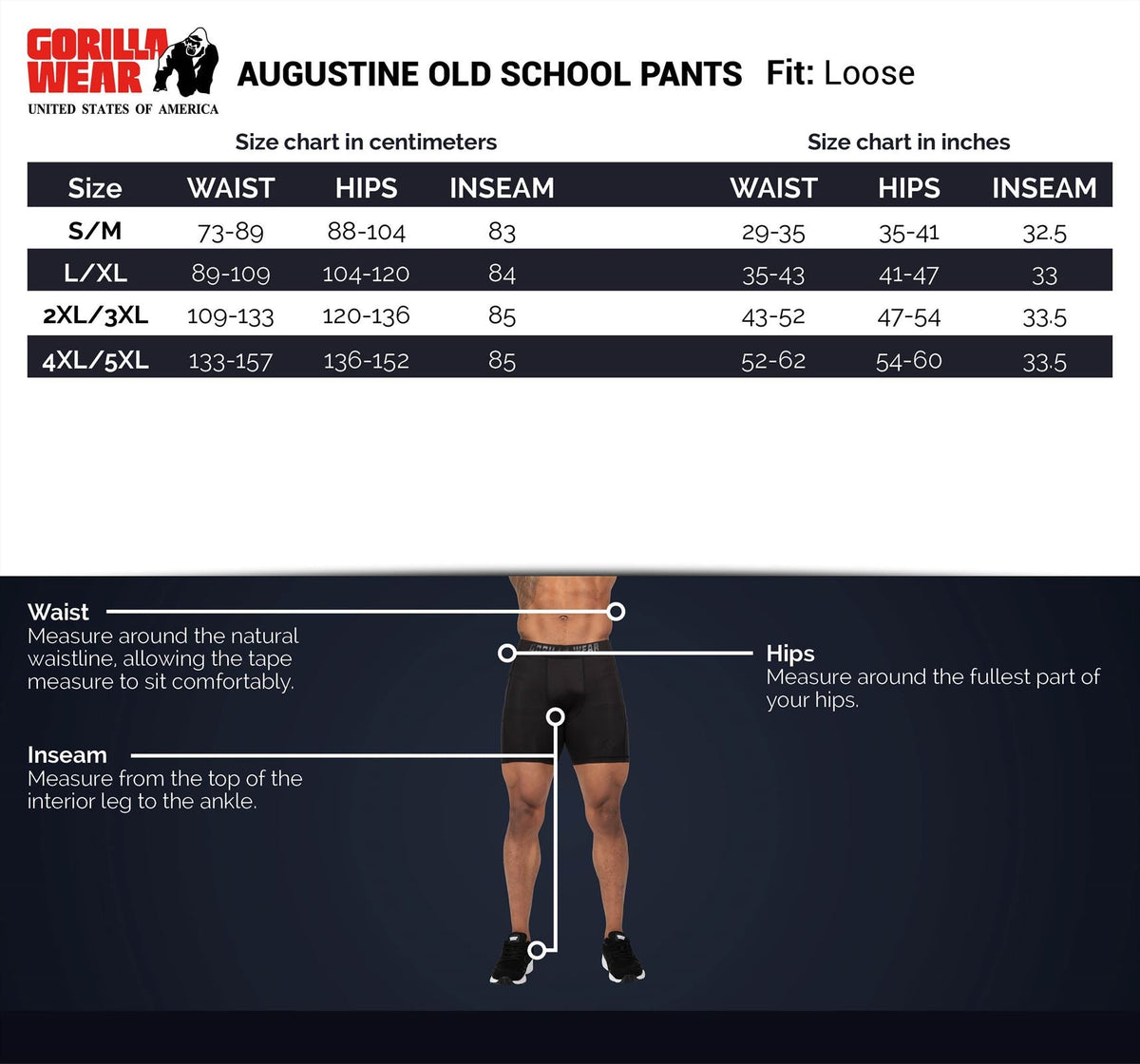 Gorilla Wear Augustine Old School Trainingsbroek - Grijs - Afbeelding 13