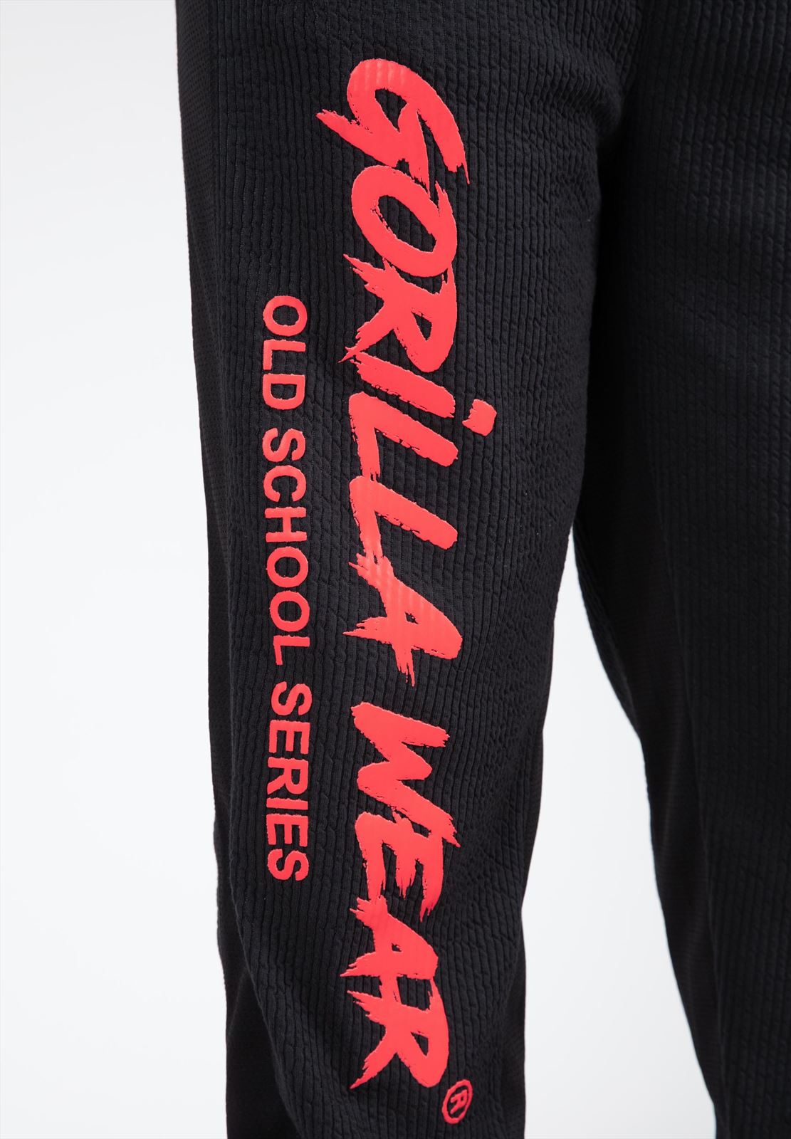 Gorilla Wear Augustine Old School Trainingsbroek - Zwart/Rood - Afbeelding 7