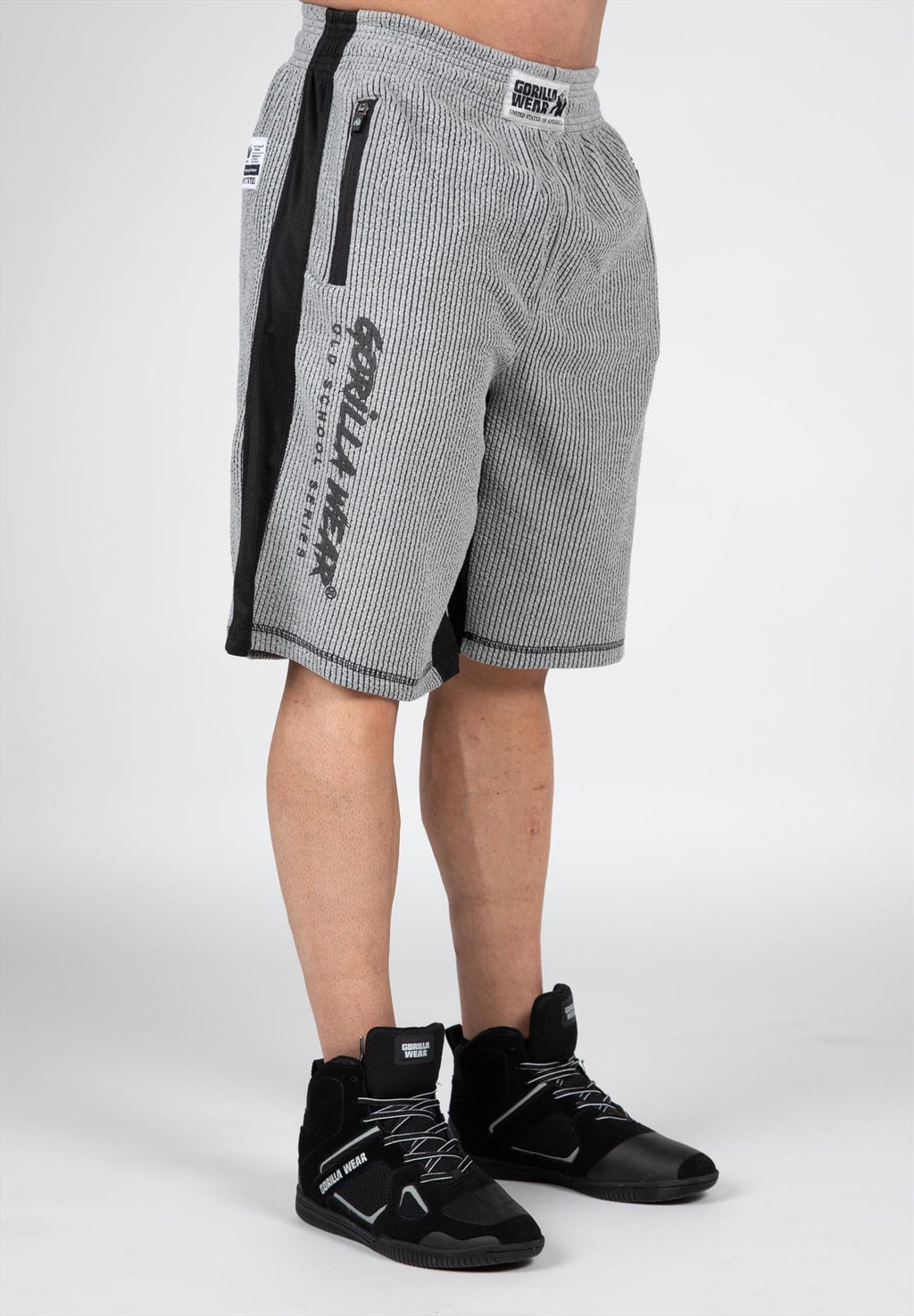 Gorilla Wear Augustine Old School Shorts - Grijs - Afbeelding 9