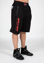 Gorilla Wear Augustine Old School Shorts - Zwart/Rood - Afbeelding 9