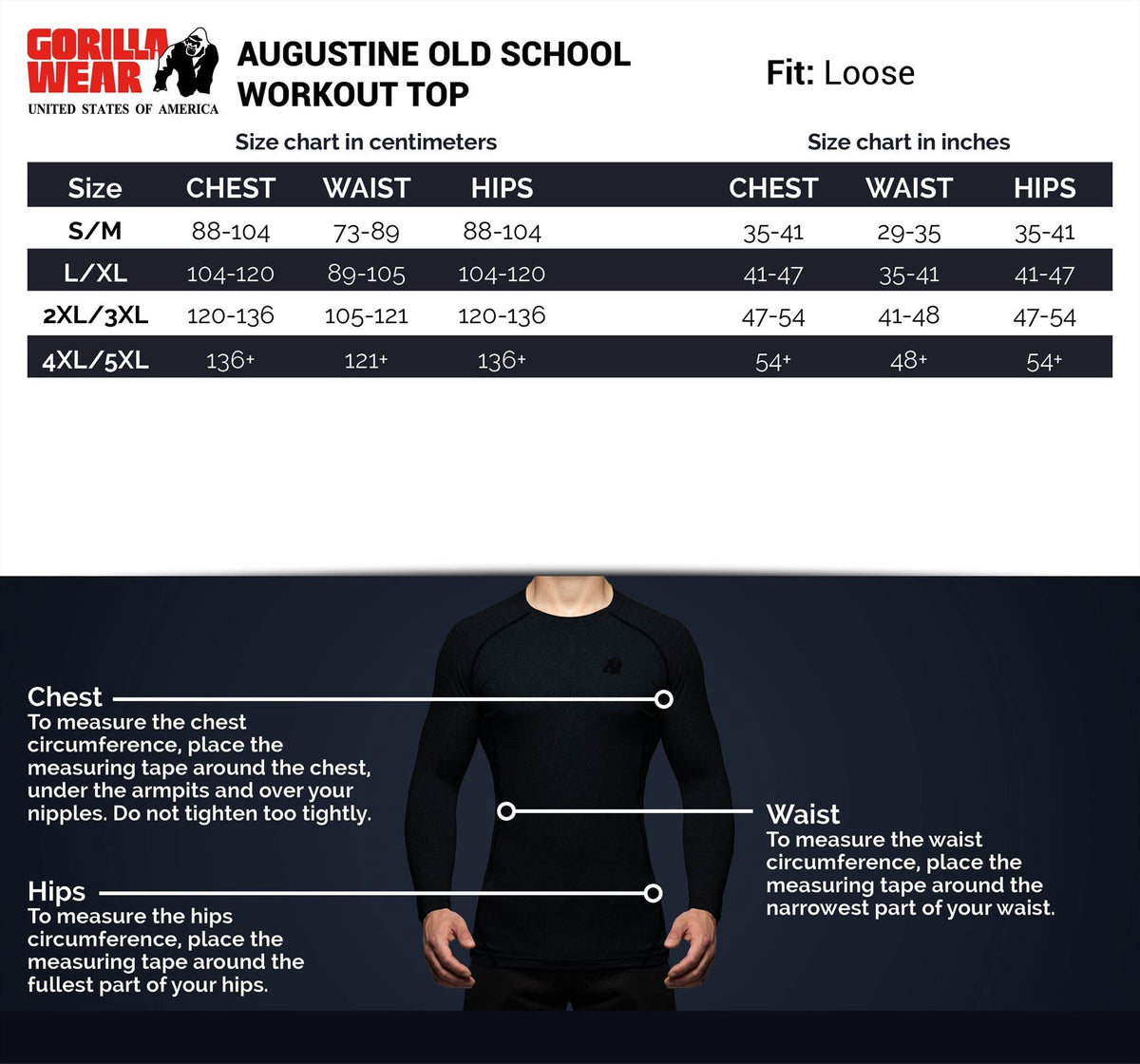 Gorilla Wear Augustine Old School Work Out Top - Zwart - Afbeelding 7