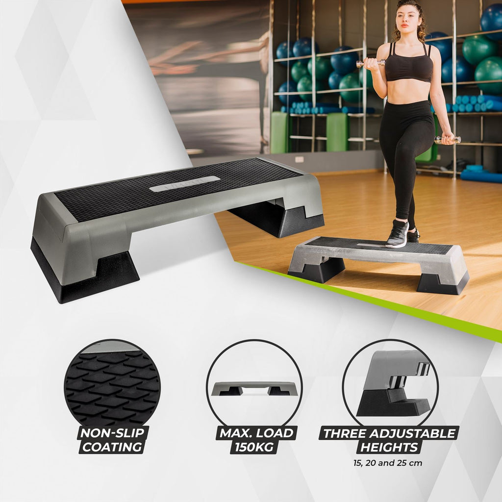 VirtuFit Professioneller Verstellbarer Aerobic Fitness Step/Stepper - Tweedekans
