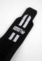 Gorilla Wear Ankle Wraps - Zwart/Wit - In gebruik