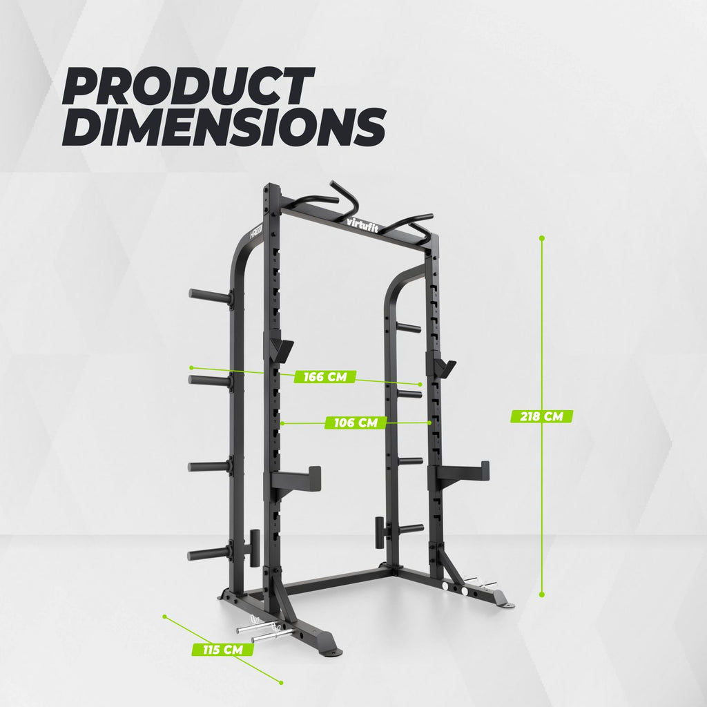 VirtuFit HR100 Half Rack - Squat Rack - Kraftstation