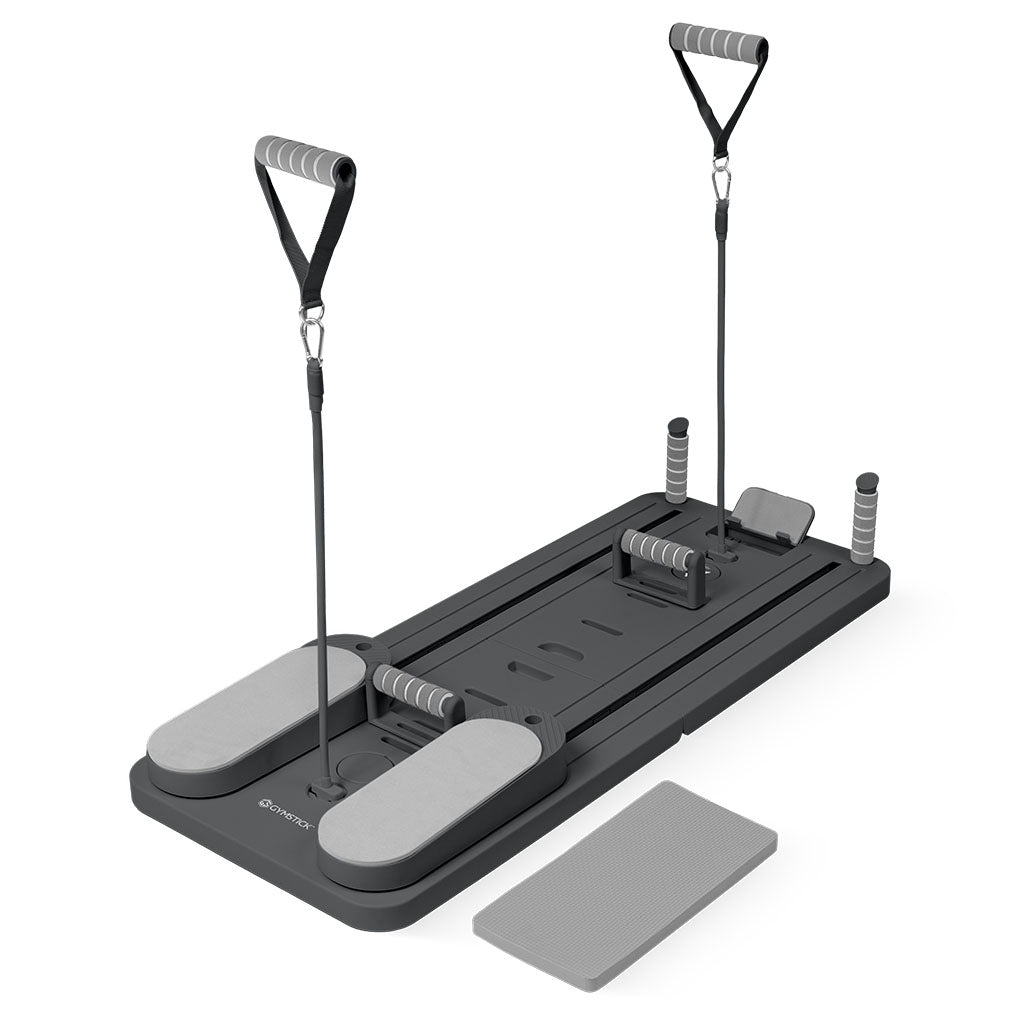 Gymstick Pilates V Reformer Board - Schwarz/Black Rose