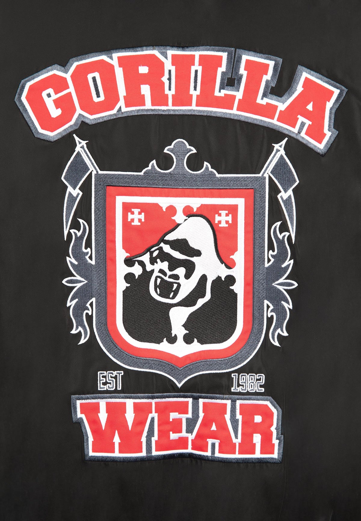 Gorilla Wear Covington Bomber Jacket - Zwart - In gebruik