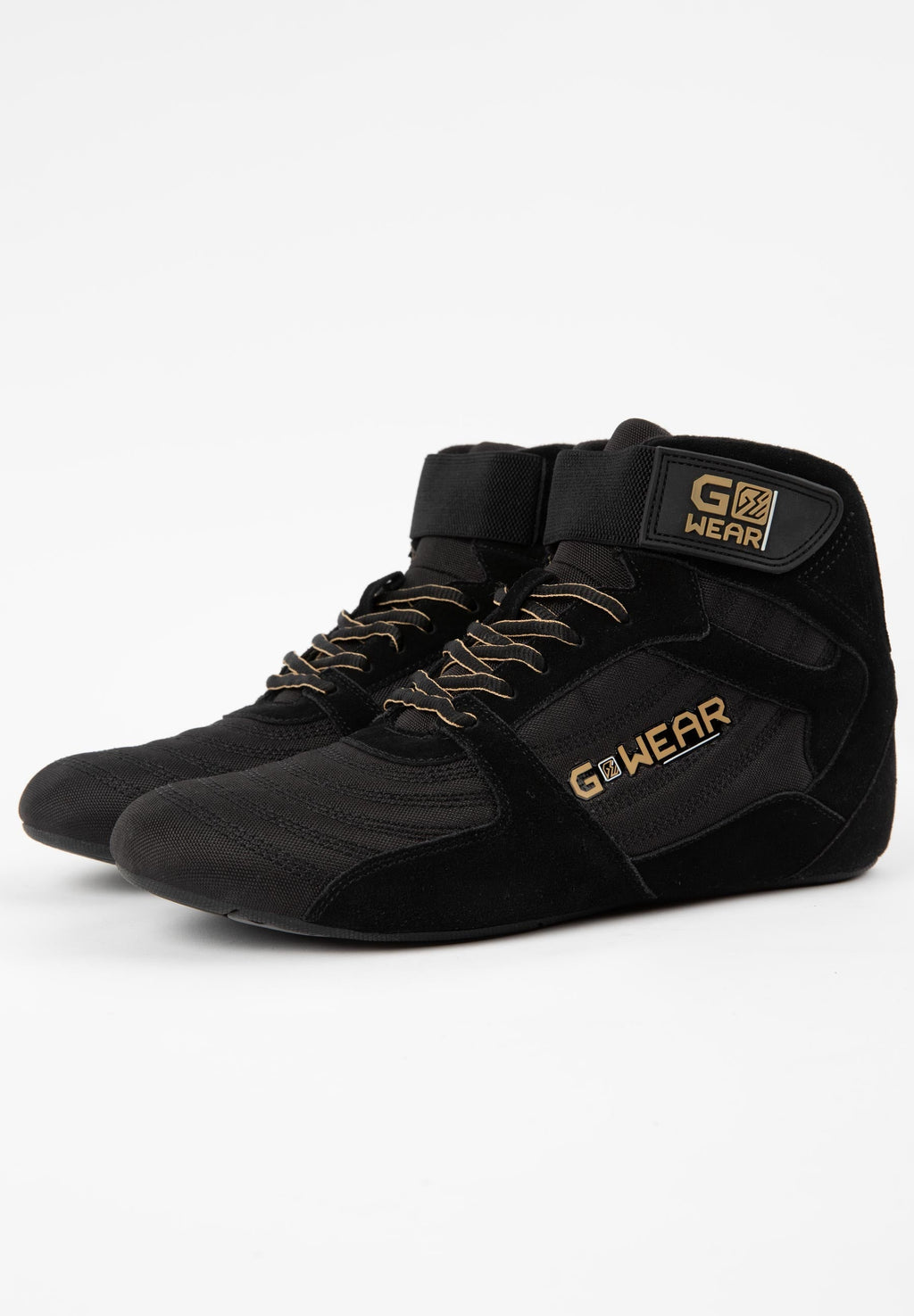 Gorilla Wear Gwear Pro High Tops Sportschoenen - Zwart/Goud - In gebruik