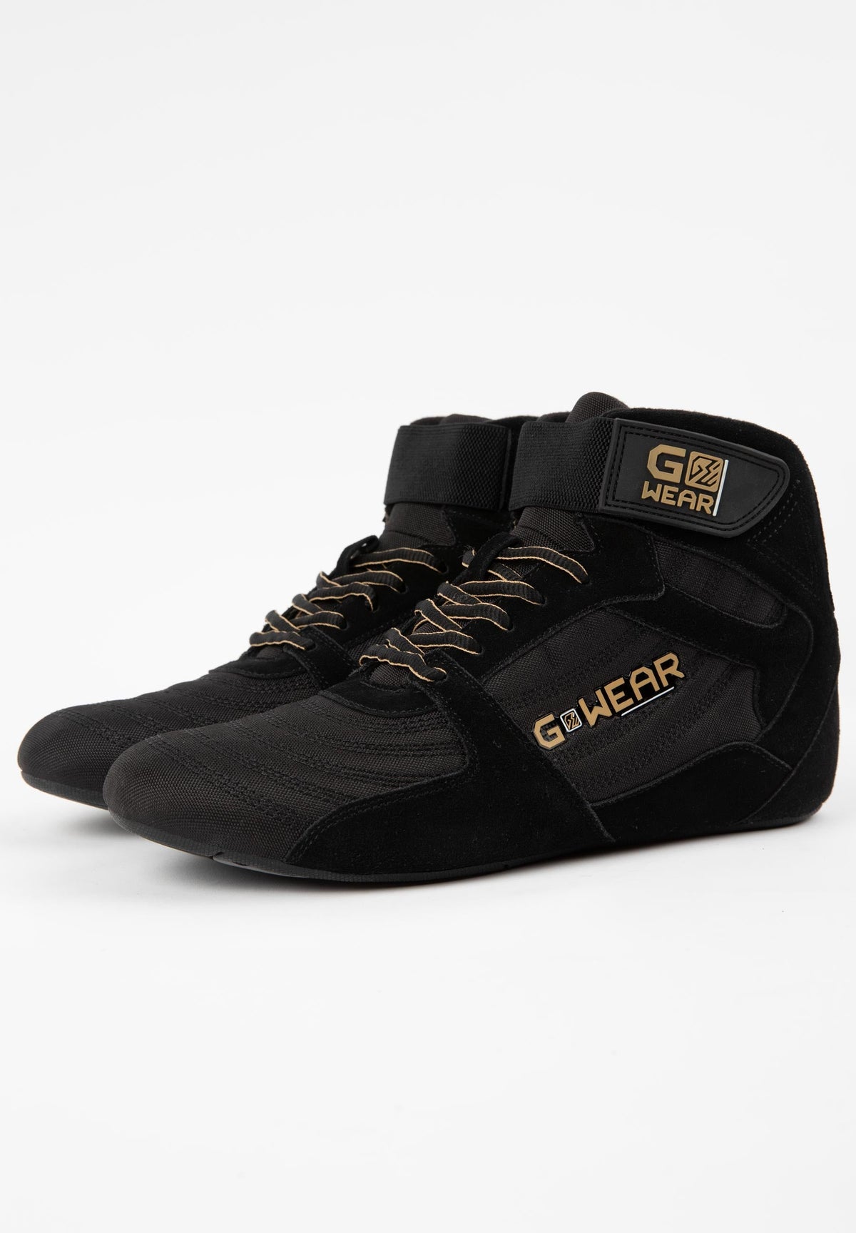 Gorilla Wear Gwear Pro High Tops Sportschoenen - Zwart/Goud - In gebruik