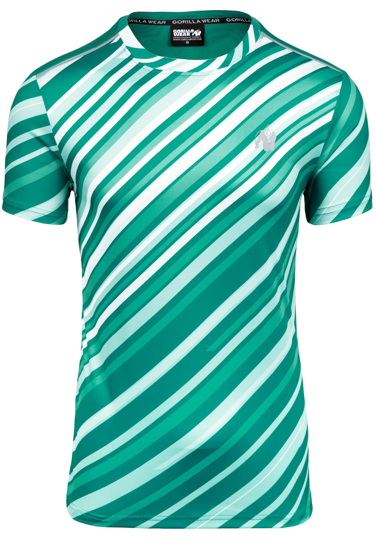 Gorilla Wear Easton T-shirt - Groen/Wit - Afbeelding 6