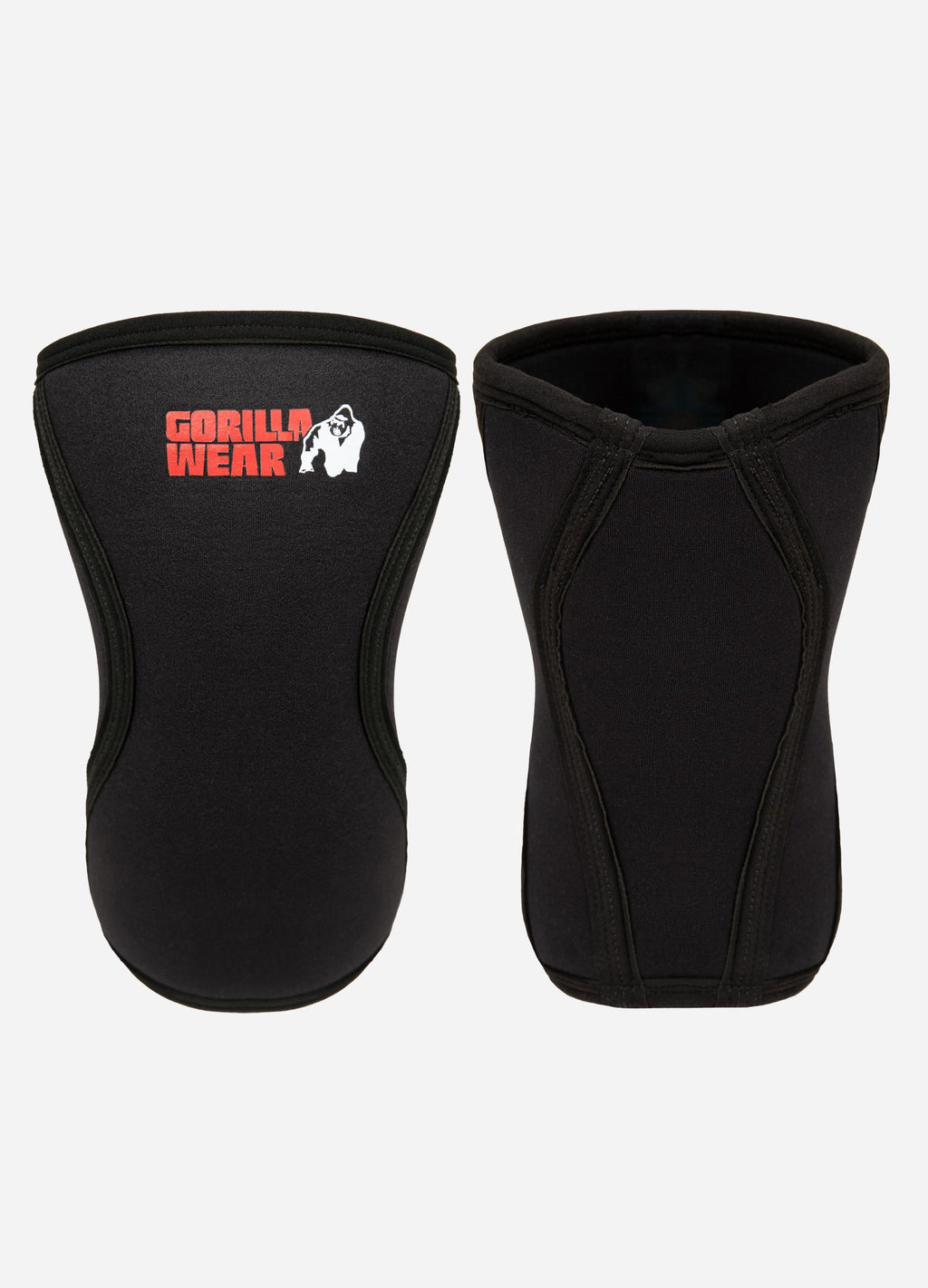 Gorilla Wear Knee Sleeves - 7mm - Zwart - In gebruik