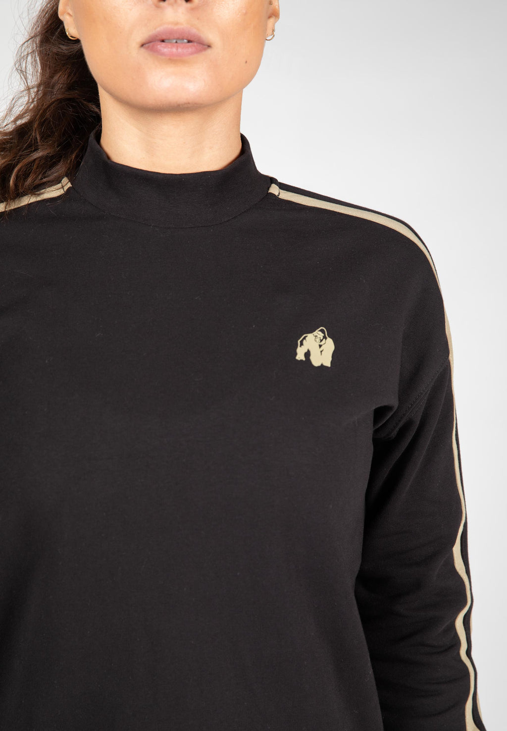 Gorilla Wear Isabella Sweatshirt Jurk - Zwart - Afbeelding 5
